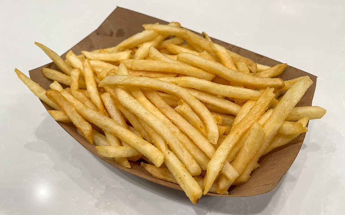 Basket of Shoestring Fries, Hammer Burger, Santa Ana